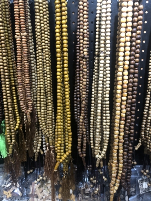 Wooden bead LACES, Muslim prayer beads