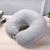 Monochrome cartoon neck guard U - shaped pillow plush cervical memory pillow for car travel custom nap pillow manufacturer