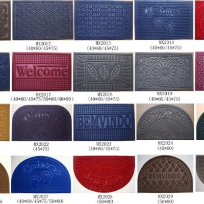 Manufacturers direct new embossed carpet simple fashion all kinds of carpet mat pp mat to sample customization