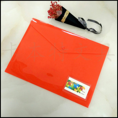 New mirror horizontal file bag A4 data bag office storage bag self-produced self-sold bill bag