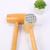 Domestic kitchen gadgets food grade dual purpose pine minced meat aluminum head steak wooden handle meat hammer