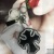 PU leather/wool/sequined crowe core key chain pendant