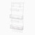 The kitchen supplies grocery side rack multi-functional household side wall rack plastic wrap storage rack