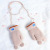 Winter Boys' and Girls' Full Finger Thermal Gloves Child Thickened Fleece-Lined Baby Knitted Wool Children's Bags Finger Gloves