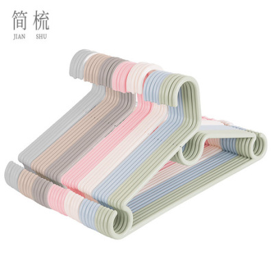 Simple comb clothes rack plastic household clothes rack clothes rack adult windproof thick balcony