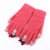 Currently Available Gloves Female Winter Touch Screen Warm Outdoor Riding Windproof Cute Thin Five Finger Jacquard Knitted Gloves