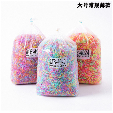 cartoon children‘s hair accessories disposable rubber band children small rubber band tie-up hair accessories rubber band hair ring hairband jewelry