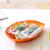 Jz016 candy color fashion candy plate creative leaves shaped plastic fruit plate melon seeds snack plate dry fruit plate