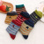 The Spring and Autumn new children socks horizontal star combed cotton sports baby in the tube color breathable soft socks wholesale