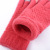 Currently Available Gloves Female Winter Touch Screen Warm Outdoor Riding Windproof Cute Thin Five Finger Jacquard Knitted Gloves