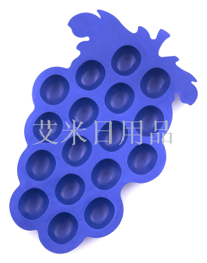 Jx-130 creative silica gel grape ice box ice mold