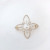 South Korean edition new set diamond brooch pearl flower setting set diamond zircon brooch high-grade jewelry temperament joker corsage