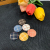 Manufacturer direct stock handling package cloth button stripe button