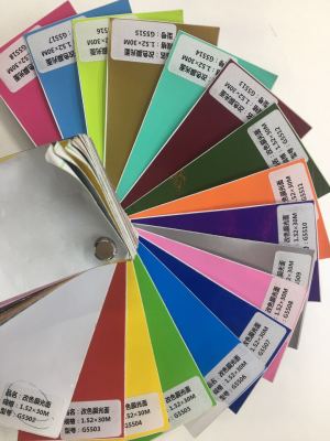 Auto color film matte smooth ice film wiredrawing ice film electroplating mirror film manufacturers direct sales