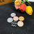 Manufacturers direct inventory processing, cloth buttons, wavy buttons