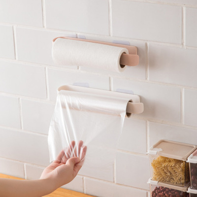 Independent design of multi-functional kitchen shelf non-perforated towel cloth plastic film storage frame pot cover frame