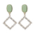 925 Silver Artificial Zircon Stud Earrings for Women Graceful Long Earrings Summer Trendy Earrings 2020 New Factory Wholesale