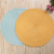 Round woven place mat waterproof and oil proof - table mat ironing proof coasters household heat insulation mat