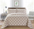 Modern simple thin air conditioning yarn-dyed polyester cotton double jacquard bedding 3 pcs quilt set bedspread Korean