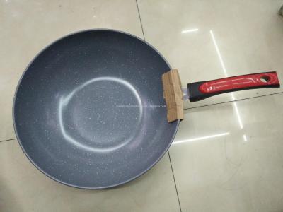 Grey marble wok
