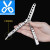 Butterfly Practice Swing Knife for Beginners Self-Defense Supplies Outdoor Swing Knife Folding Knife Stainless Steel Safety Training Knife