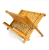 Bamboo folding type bowl and dish rack with pallet kitchen shelf double fold bowl and dish rack