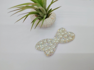 Daihatsu hair accessories web celebrity ins fengsen girls pearl edge clip synthetic diamond hair accessories