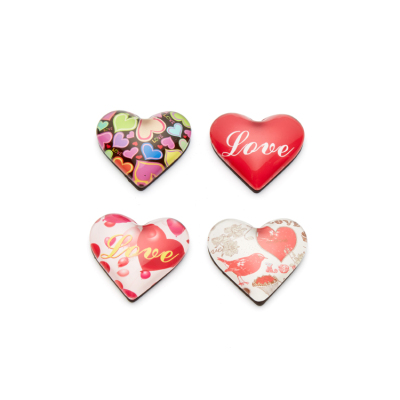 Love crystal refrigerator magnet manufacturers direct customized log