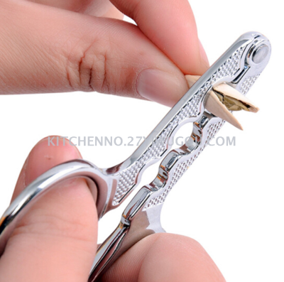 Zinc-alloy seed opener seed scissors