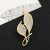 Korea style high-end fashion all-set plant leaves micro-zircon brooch jewelry manufacturers wholesale