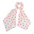 Qiyue printed silk scarves simple love wave dot large dovetail ring ribbon ponytail hair ring manufacturers direct custom C49
