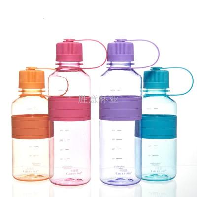 400ml portable leak-proof handy cup space cup student water cup outdoor plastic sports kettle