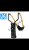 Color Plastic Handle Slingshot Outdoor Self-Defense Portable Rubber Band Slingshot Color Plastic Handle Booster with Frame Slingshot