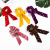 Autumn New bow hair Ring Velvet Pearl Ribbon bow tie fashion Ladies hair ring head flower C59