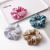 Cross border sourcing metal Scrunchies hair ring hot stamping two-color large Colon ring head C86