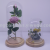 Eternal Flower Glass cover Succulent plant dust Cover Gardening a small landscape glass crafts body