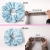 Satin Color Small Circle Hair ring head flower Amazon Hot Style Spot 30 colors can be customized C150