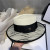 Niche designer lace sunshade hat Hepburn hood travel vacation temperament leisure hat ladies fashion elegant straw hat