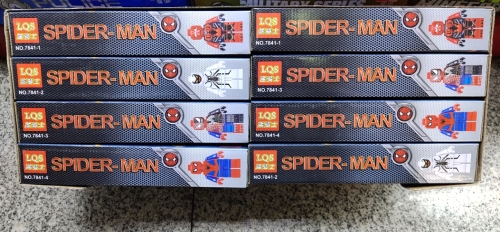 Toy Lego Lego Educational Toy Super Hero Spider-Man Four-in-One Building Block Toy 7841 Building Blocks