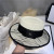 Niche designer lace sunshade hat Hepburn hood travel vacation temperament leisure hat ladies fashion elegant straw hat