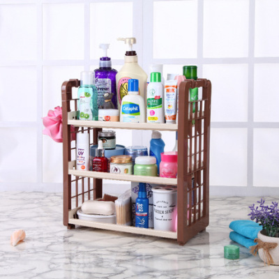 Shelf multi - functional removable two - and three - floor kitchen bathroom household products manufacturers direct sales