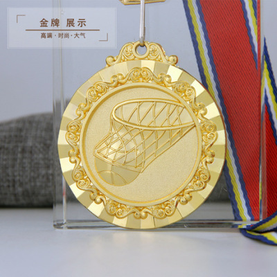 Supply metal MEDALS custom metal crafts games basketball MEDALS wholesale custom can do logo