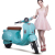 The bumblebee motorcycle vespa Roman holiday fashion 72V men and women retro adult electric battery scooter