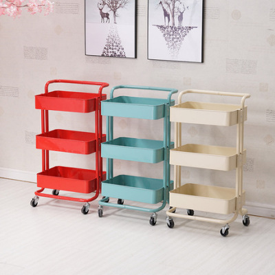 Lasker with the same type of kitchen shelf manufacturers direct sales beauty salon cart cart three mobile shelf caught trolley