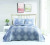 Korean pure thin air conditioning yarn dyed polyester cotton double jacquard bedding 3-piece quilt set bedspread sheet