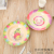 Colorful Melamine Material Disc Non-Slip Western Cuisine Plate Coffee Shop Dinner Plate Ktv Bar Snack Dish Various Colors