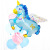 Web celebrity agate pattern balloon set combination birthday party cute pegasus baby bottle photo props balloon bundle