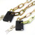 Manufacturer direct metal chain lock bicycle and motorcycle chain lock outdoor anti-theft chain