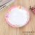 Commercial Hotel Western Restaurant Buffet Plate round Fast Food Plate Rose Printing Pattern Melamine Material Plate