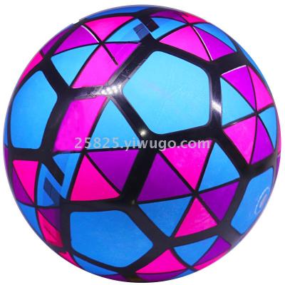 9 \"fluorescent ball/new inflatable small leather ball children's toy ball full print design/fluorescent ball